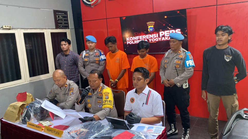 Polresta Yogyakarta Ungkap Kasus Pelemparan Molotov di Sejumlah Pos Polisi