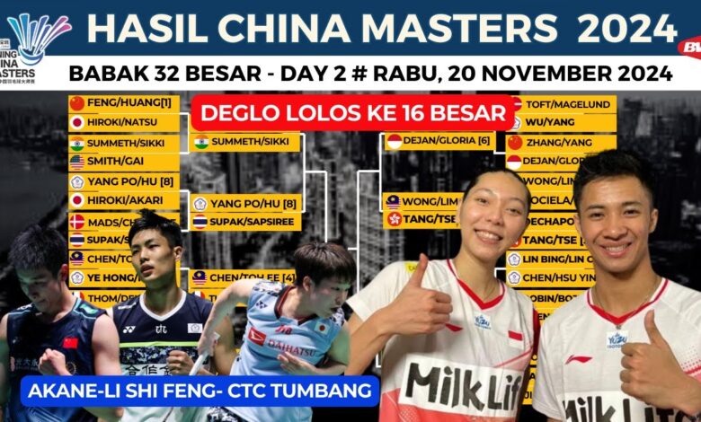 China Masters 2025: Tiga Wakil Indonesia Tersingkir di Hari Pertama Babak 32 Besar China Masters 2025: Tiga Wakil Indonesia Tersingkir di Hari Pertama Babak 32 Besar