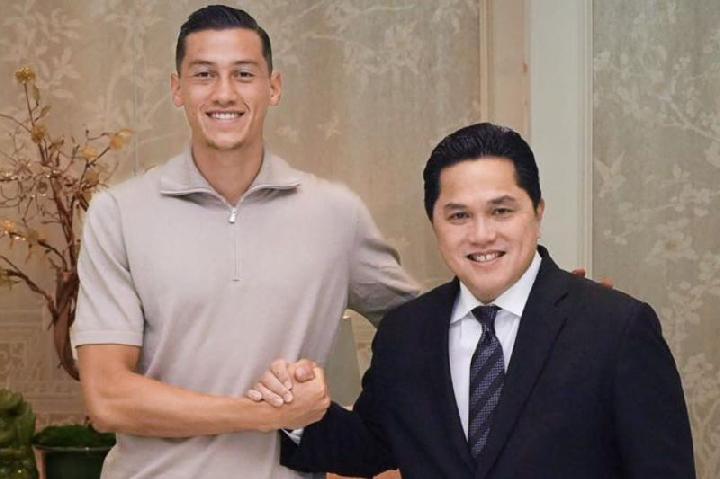 Jay Idzes Yakin Erick Thohir Bawa Olahraga Indonesia Mendunia Usai Dilantik Jadi Menpora
