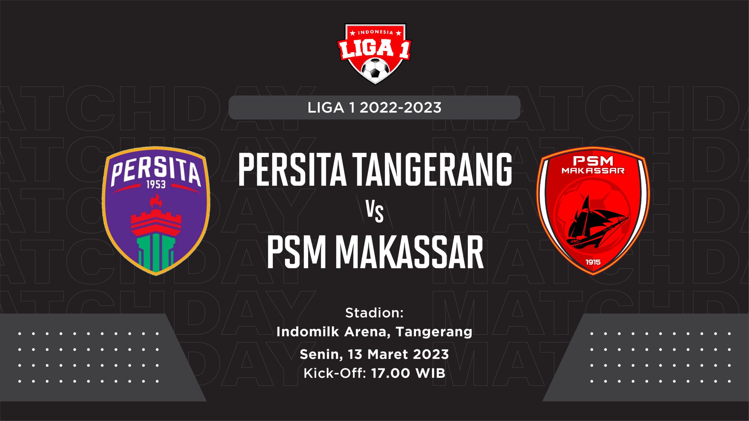 Laga Persita Tangerang vs PSM Makassar Dipastikan Pindah Venue ke Banten International Stadium Akibat Pertimbangan Keamanan