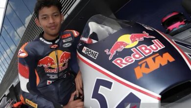 Veda Ega Pratama Terjatuh di Misano, Asa Juara Red Bull Rookies Cup 2025 Pupus