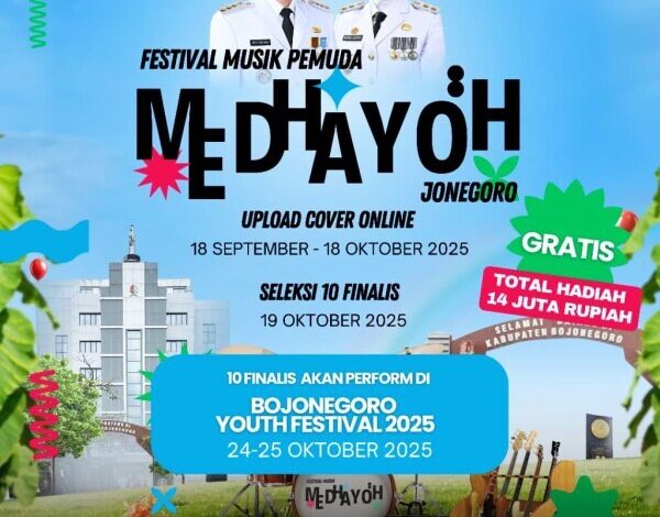 Ikutilah, Festival Musik Pemuda Medhayoh Jonegoro. Baca Juga Persyaratanya Di sini Ikutilah, Festival Musik Pemuda Medhayoh Jonegoro. Baca Juga Persyaratanya Di sini