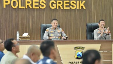 Perkuat Sinergi Untuk Jaga Kamtibmas, Polres Gresik Gelar Silaturahmi Akbar Bersama Para Kepala Desa di Wilayahnya