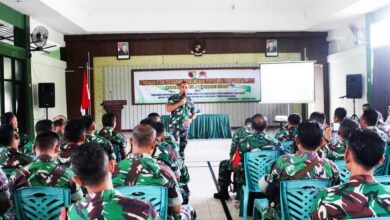 Kodim 0813 Bojonegoro Gelar Pembinaan RTRW Hanrat Guna Mewujudkan Pertahanan Wilayah Terpadu