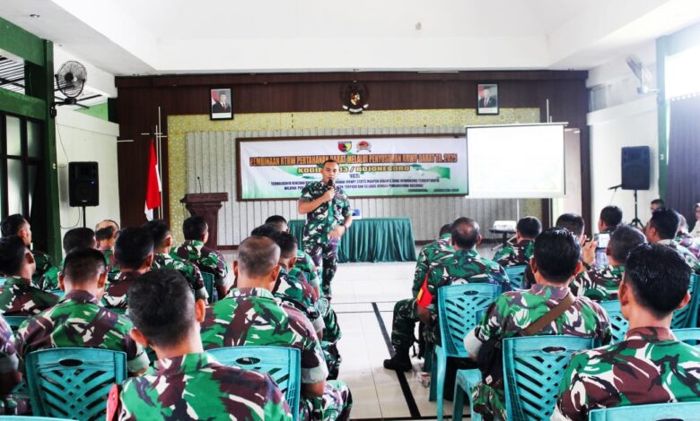 Kodim 0813 Bojonegoro Gelar Pembinaan RTRW Hanrat Guna Mewujudkan Pertahanan Wilayah Terpadu Kodim 0813 Bojonegoro Gelar Pembinaan RTRW Hanrat Guna Mewujudkan Pertahanan Wilayah Terpadu