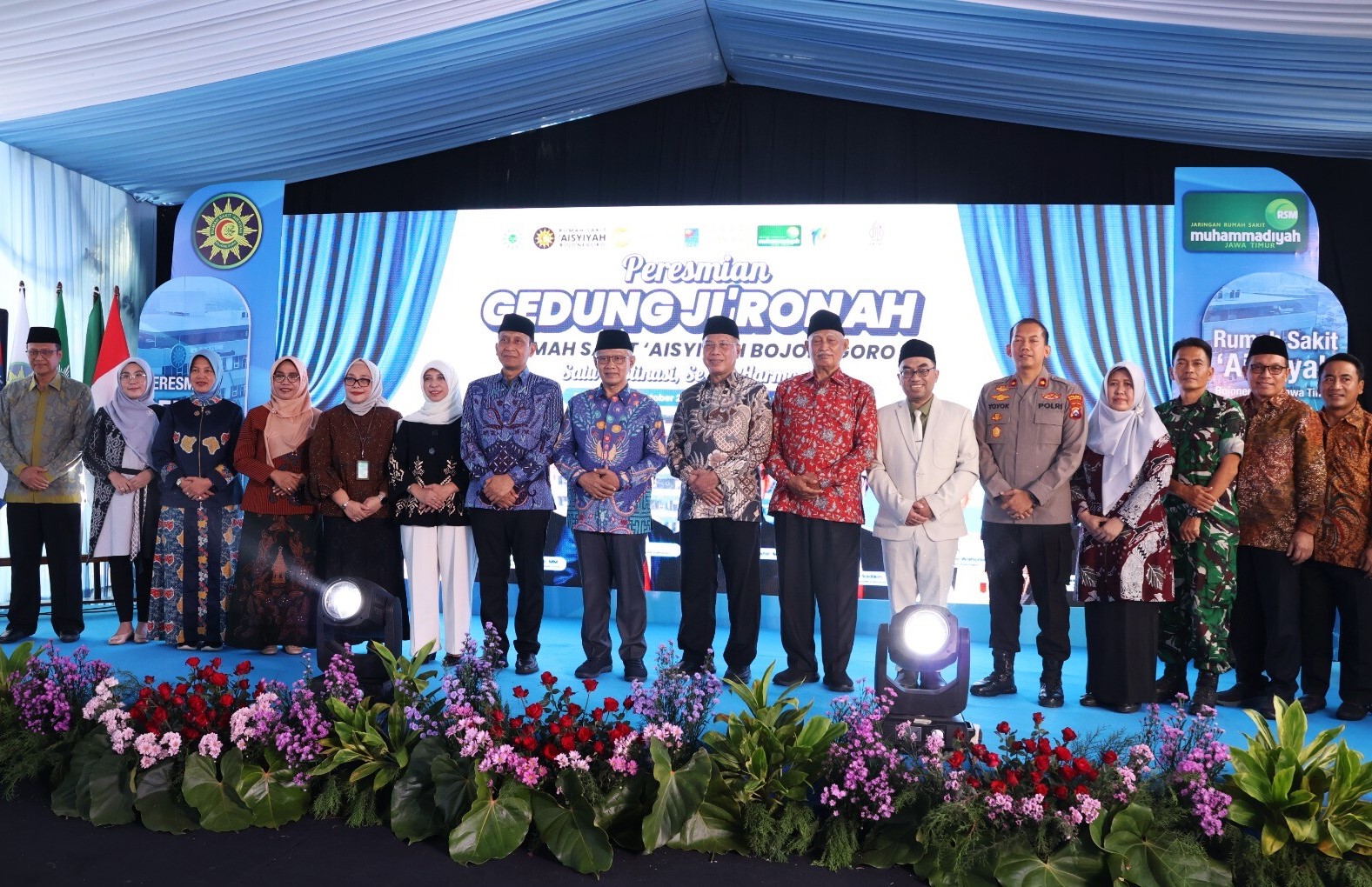 Kompak, Bupati Bojonegoro Setyo Wahono-Wakil Bupati Nurul Azizah Hadiri Peresmian Gedung Ji’ronah RS ‘Aisyiyah Bojonegoro