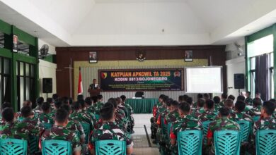 Para Babinsa Kodim 0813 Bojonegoro Dibekali Katpuan Apkowil Tersebar Tahun 2025