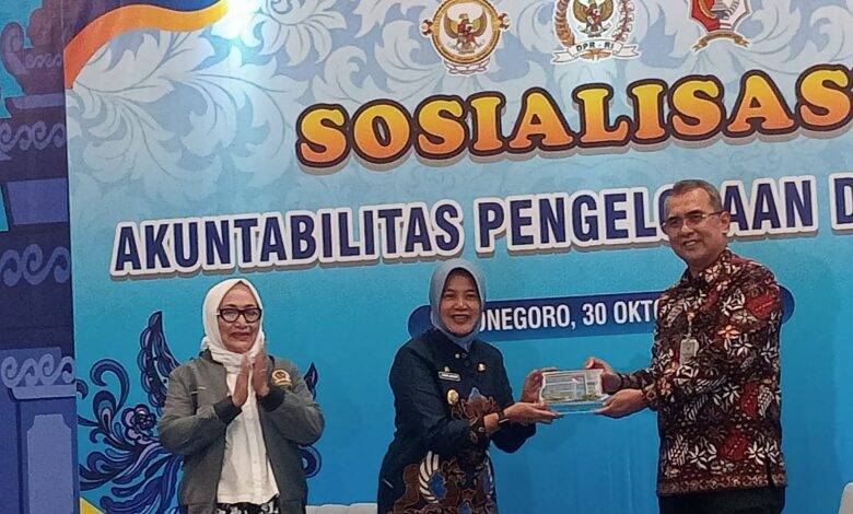 BPK RI Perwakilan Jawa Timur Gelar Sosialisasi Akuntabilitas Pengelolaan Dana Desa, di Bojonegoro