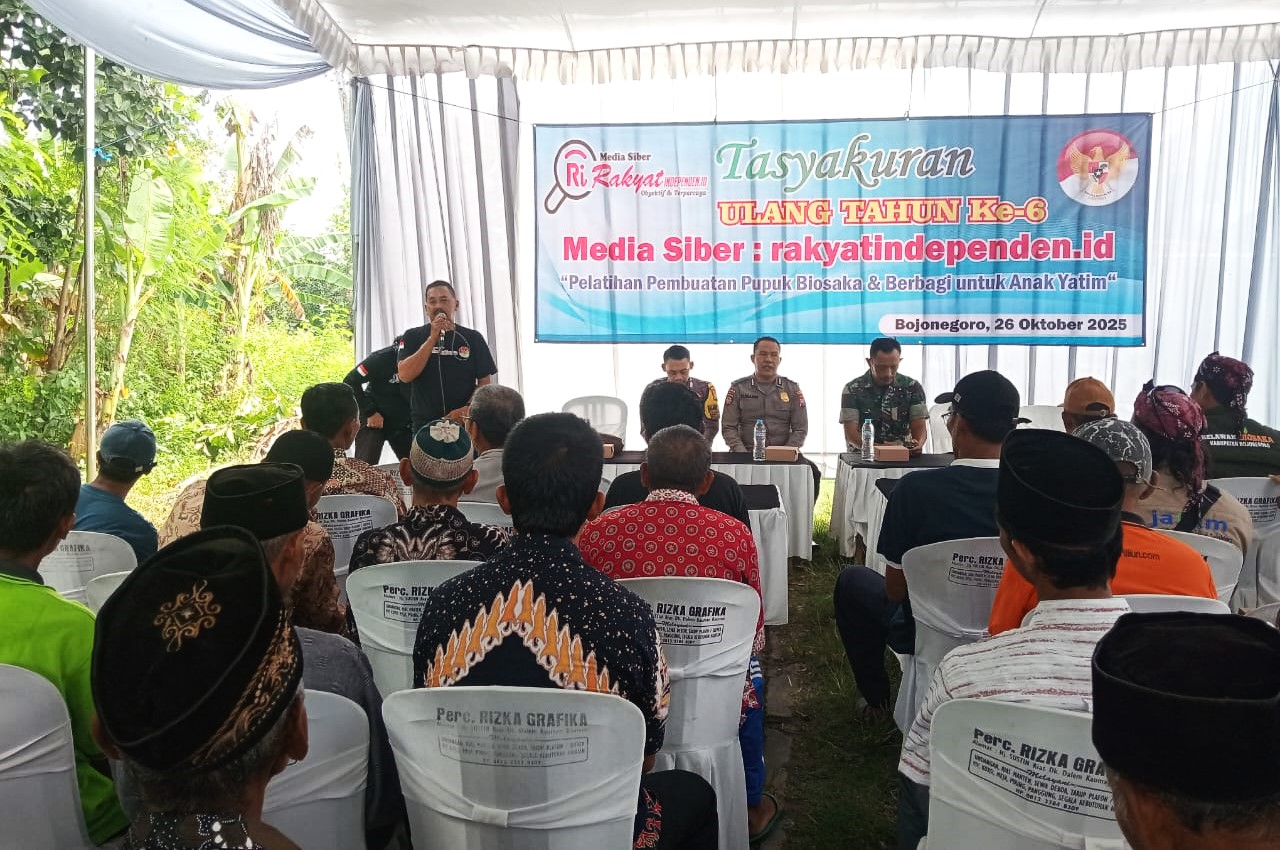 Ultah Ke-6 Media siber rakyatindependen.id Gelar Tasyakuran, Pelatihan Pembuatan Pupuk Biosaka dan Berbagi Untuk Anak Yatim Ultah Ke-6 Media siber rakyatindependen.id Gelar Tasyakuran, Pelatihan Pembuatan Pupuk Biosaka dan Berbagi Untuk Anak Yatim