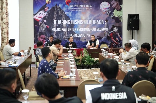 Forum Jejaring Bisnis Olahraga Kemenpora: Sinergi Pemerintah dan Industri Pacu Ekonomi Olahraga Nasional Forum Jejaring Bisnis Olahraga Kemenpora: Sinergi Pemerintah dan Industri Pacu Ekonomi Olahraga Nasional