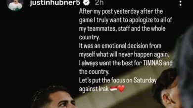 Justin Hubner Merendah: Minta Maaf Atas Reaksi Emosional Usai Laga Kontra Arab Saudi, Tegaskan Komitmen Penuh untuk Timnas Indonesia