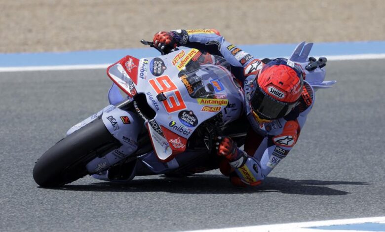 Marc Marquez Jatuh di Lap Pertama, Kutukan Sirkuit Mandalika Berlanjut Marc Marquez Jatuh di Lap Pertama, Kutukan Sirkuit Mandalika Berlanjut