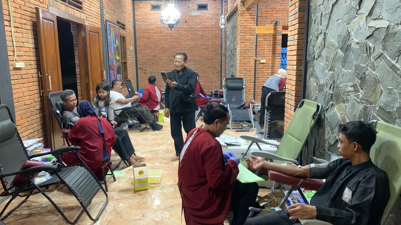 Bhakti Sosial Donor Darah, Rutin Digelar SH Terate Cabang Bojonegoro, Pusat Madiun