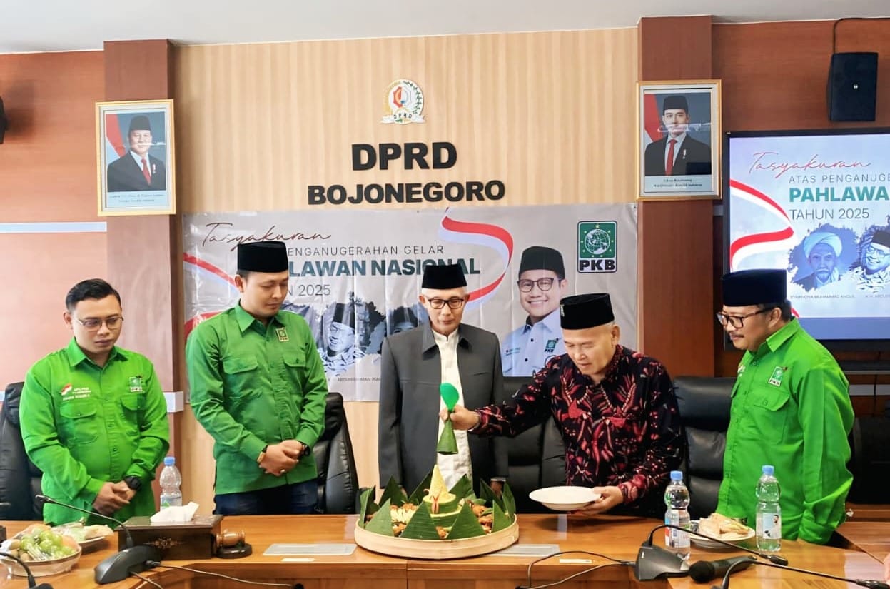 Fraksi PKB DPRD Bojonegoro Gelar Tasyakuran dan Do’a Bersama Atas Penganugerahan Gelar Kepada 3 Pahlawan Nasional