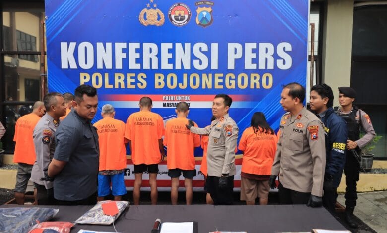 Kabar Gembira, Aksi Curanmor Yang Meresahkan Warga Bojonegoro Terkuak, Polisi Berhasil Ungkap 3 Kasus Dengan 4 Tersangka