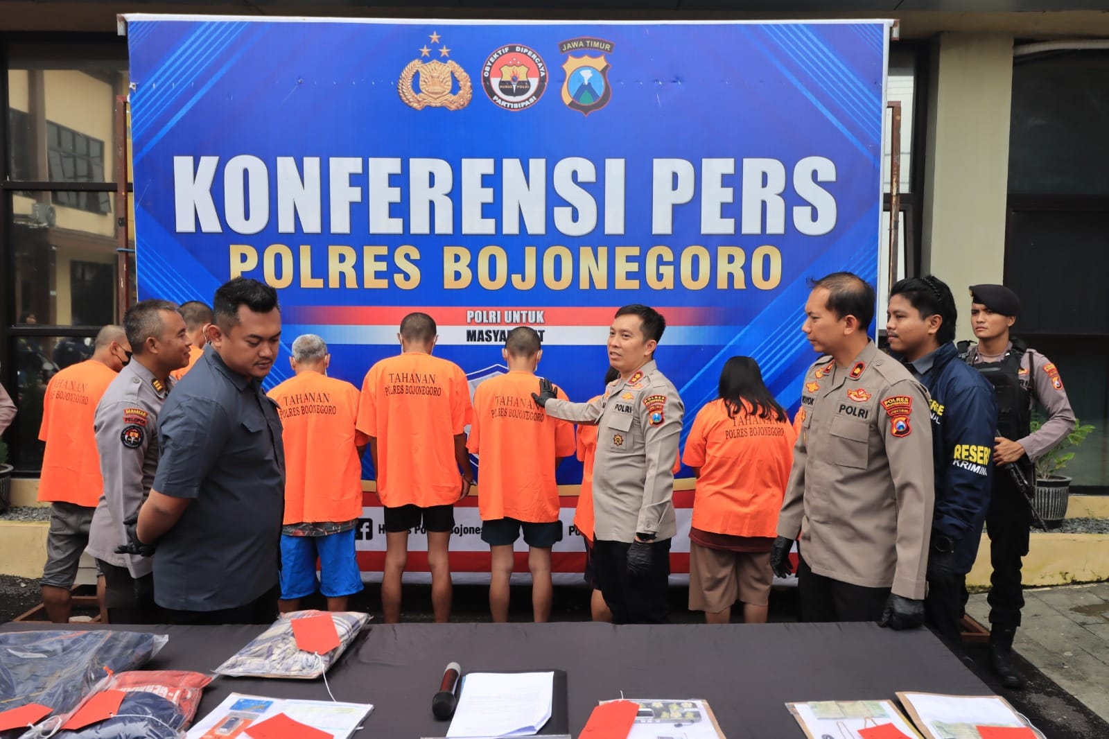 Kabar Gembira, Aksi Curanmor Yang Meresahkan Warga Bojonegoro Terkuak, Polisi Berhasil Ungkap 3 Kasus Dengan 4 Tersangka