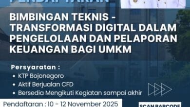 Pemkab Bojonegoro Buka Pendaftaran Bimtek Transformasi Digital Bagi Pelaku UMKM, di CFD