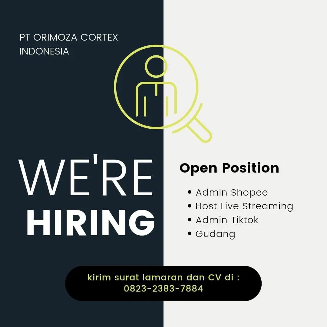 CV Orimoza Cortex Solo Raya: Kesempatan Berkarier di Industri Kreatif untuk Talenta Terbaik!