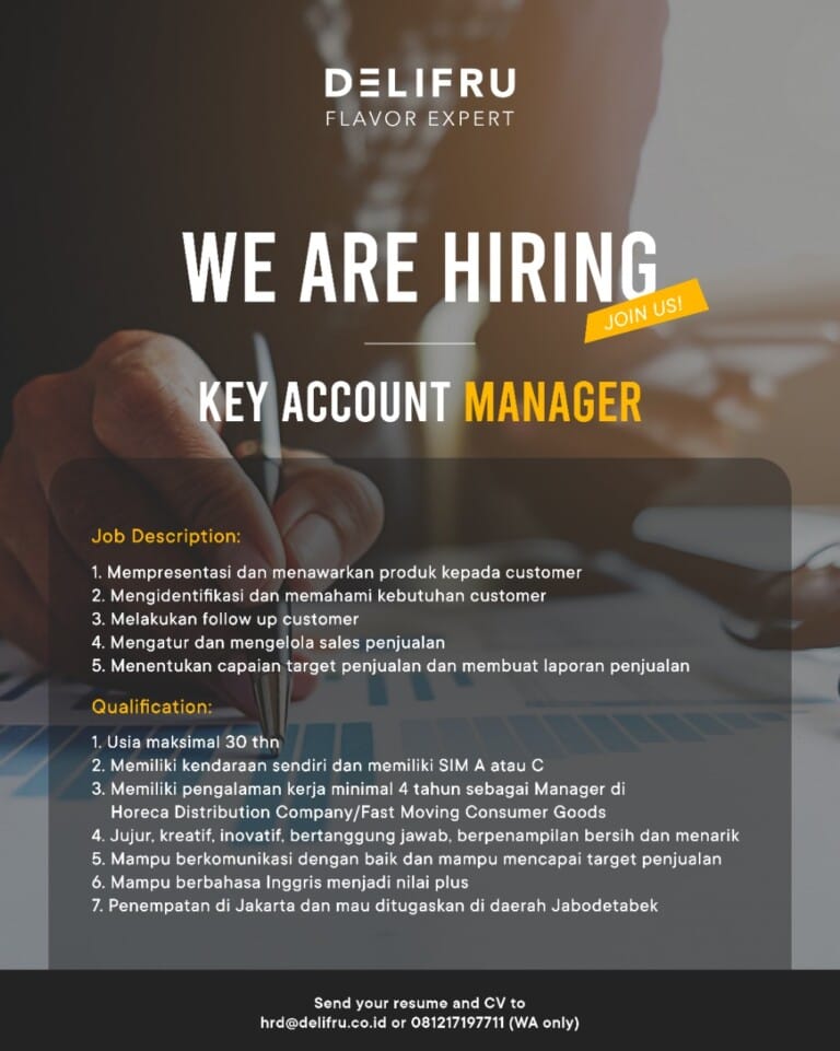 Delifru Buka Lowongan Staff PPIC di Lamongan: Kesempatan Berkarir di Industri Makanan & Minuman! Delifru Buka Lowongan Staff PPIC di Lamongan: Kesempatan Berkarir di Industri Makanan & Minuman!