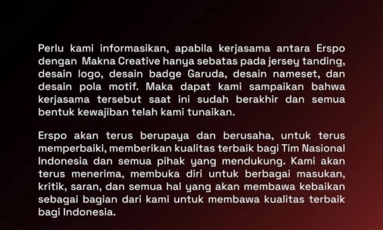 Erspo Minta Maaf dan Klarifikasi Usai Dikecam Terkait Jakarta Fashion Week: Apa yang Terjadi? Erspo Minta Maaf dan Klarifikasi Usai Dikecam Terkait Jakarta Fashion Week: Apa yang Terjadi?