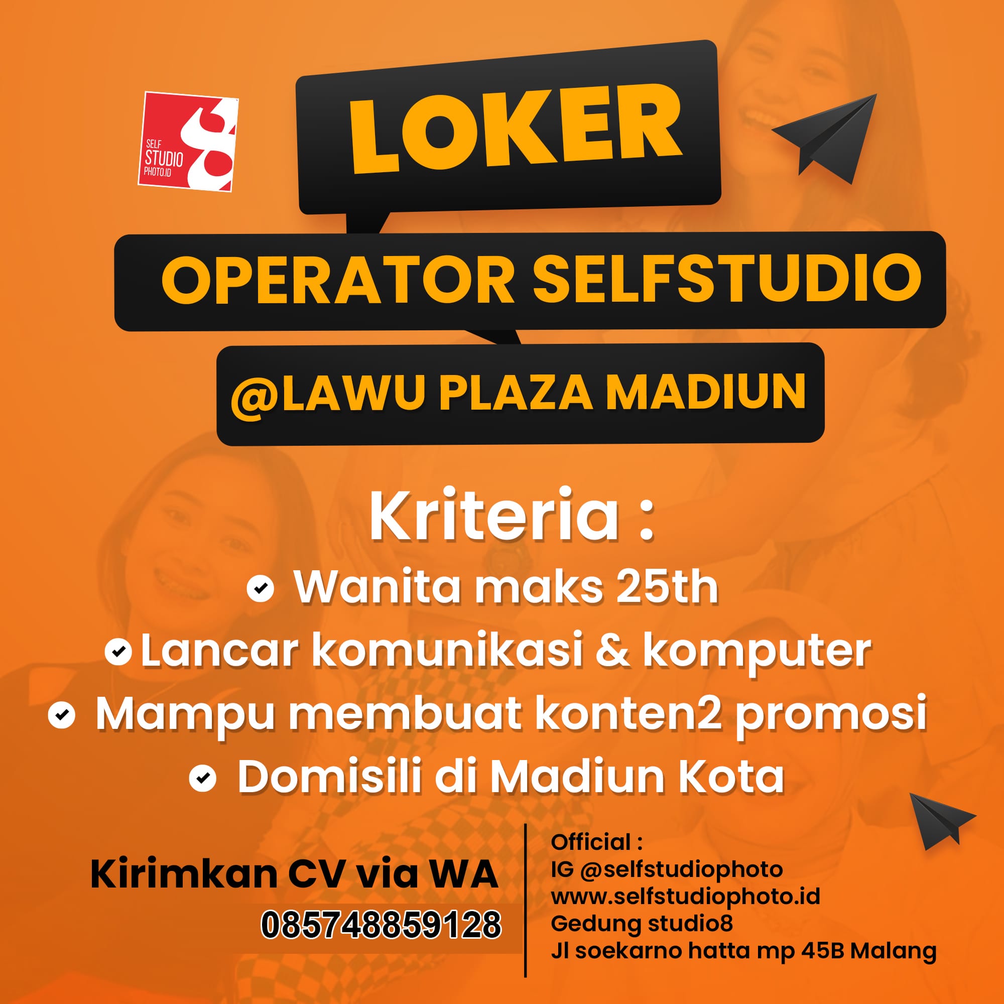 Lowongan Kerja Customer Service Representative Maxim Madiun Terbaru