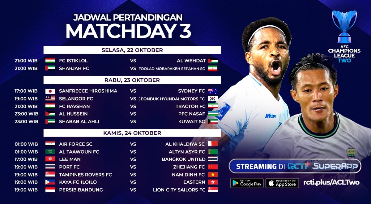 Persib Bandung Berjuang Amankan Tiket 16 Besar ACL 2 di Kandang Lion City Sailors: Jadwal, Siaran Langsung, dan Analisis Pertandingan