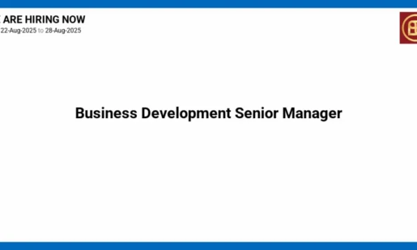 Business Development Senior Manager