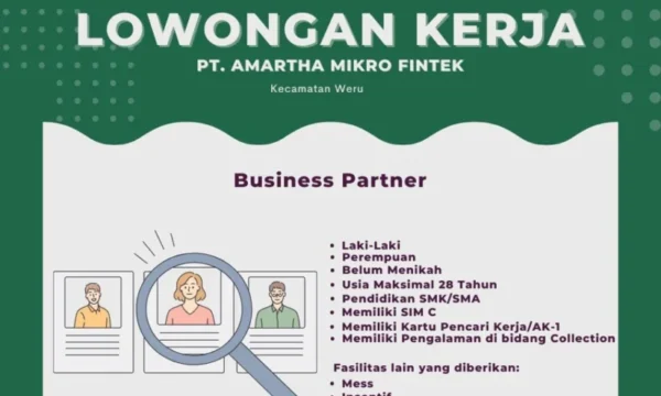 Business Partner (Staff Lapangan) Area Cirebon – Point Kapetakan