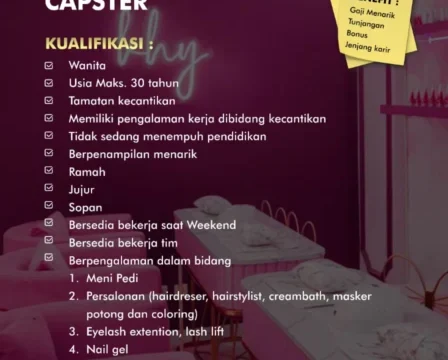 Capster Profesional di Salon Kecantikan