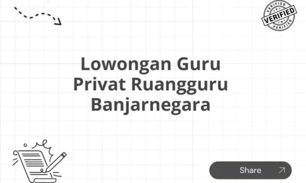 Guru Les Privat Profesional di Banjarnegara