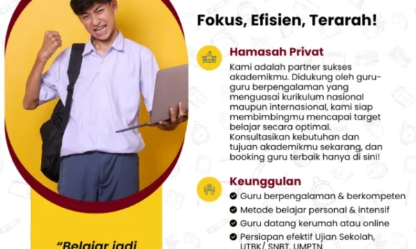 Guru Les Privat SMA Matematika, Fisika, dan Kimia