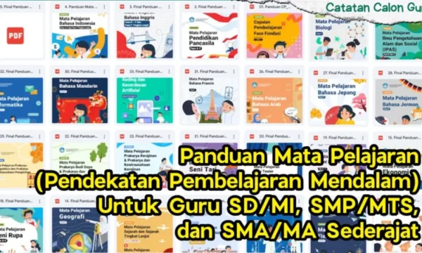 Guru Mata Pelajaran untuk Tingkat SD hingga SMA