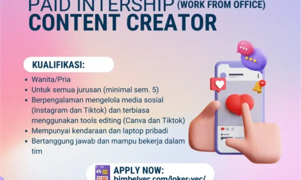 Intern Content Creator – Pengembangan Konten Digital