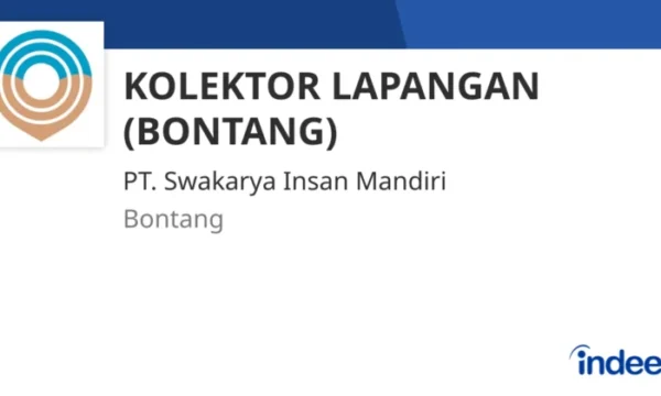 Kolektor Lapangan Senior – Penagihan & Monitoring