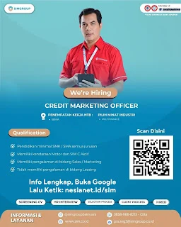 Officer Marketing Kredit (CMO) – Duri