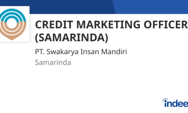 Officer Marketing Kredit (Surveyor) – Samarinda, Kalimantan