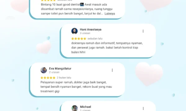 Perawat Klinik Gigi Profesional dengan Pengalaman