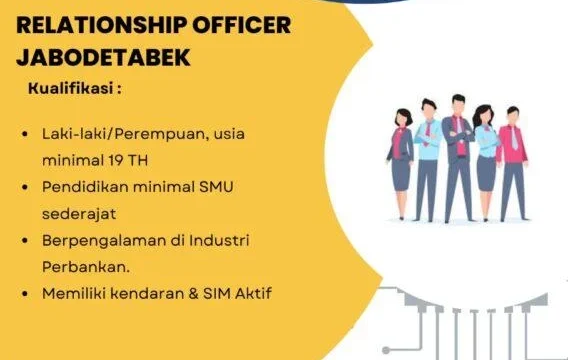 Relationship Officer Cikarang (Jabodetabek Selatan)