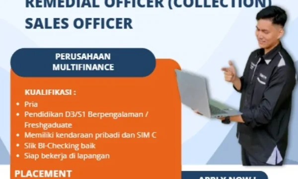 Remedial Officer (Collection) – Kepanjen, Jawa Timur