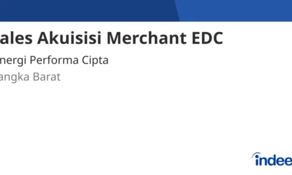 Sales Akuisisi Merchant EDC – Area Kabupaten Badung