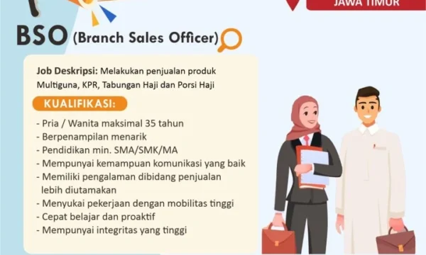 Sales Officer – Lamongan, Jawa Timur