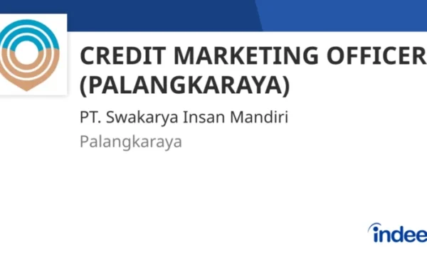 Sales Officer – Palangkaraya