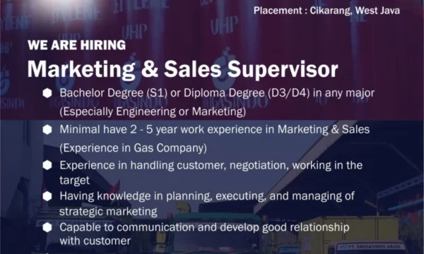 Sales Officer Wilayah Cikarang