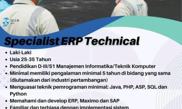 Spesialis Support ERP Teknologi
