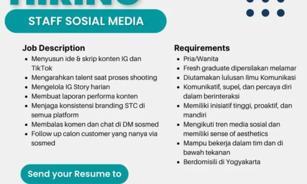 Staff Multimedia Sosial Media