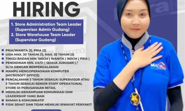 Team Leader Gudang Cibitung