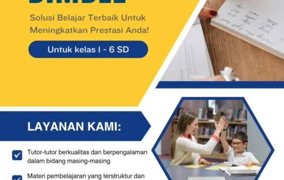 Tentor Bimbingan Belajar Sekolah Dasar