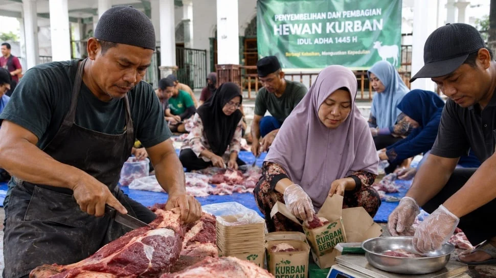 Pembagian Daging Kurban yang Benar Berapa Kg Ini Penjelasannya Sesuai