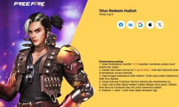 Akhirnya Terungkap 5 Kode Redeem FF Terbaru Mei 2026 Terbukti Langsung Bisa Dapat Skin Gratis