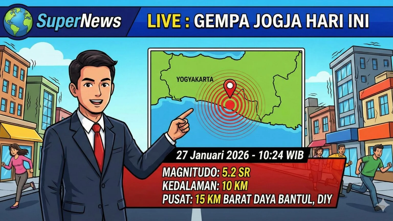 Gempa Jogja Hari Ini 27 Januari 2026 - Update BMKG Lokasi Pusat Gempa Jogja Hari Ini 27 Januari 2026 - Update BMKG Lokasi Pusat